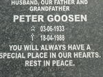 GOOSEN Peter 1933-1988