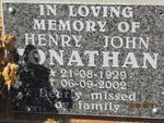 JONATHAN Henry John 1929-2002