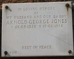 JONES Arnold George 1933-1986