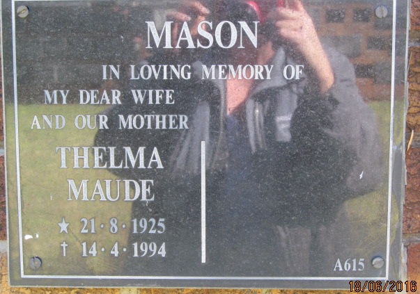 MASON Thelma Maude 1925-1994