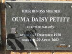 PETITT Daisy 1920-2002