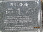 PIETERSE Willem 1940-2010 & Lulu 1942-