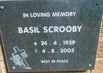 SCROOBY Basil 1939-2003