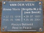 VEEN Binno Ybele, van der 1918-1986 & Brigitta W.J.G. SMIDT 1920-2004