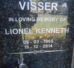 VISSER Lionel Kenneth 1965-2014