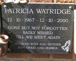 WATRIDGE Patricia 1967-2000