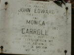 CARROLL John Edward 1944-1984 & Monica 1942-1987