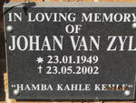 ZYL Johan, van 1949-2002