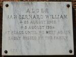 ALDER Ian Bernard William 1965-1984
