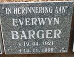 BARGER Everwyn 1921-1999