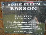 BASSON Rosie Ellen 1928-2015