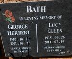 BATH George Herbert 1930-2001 & Lucy Ellen 1935-2011