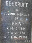 BEECROFT Ken 1926-1973