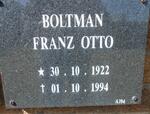 BOLTMAN Franz Otto 1922-1994