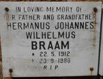 BRAAM Hermanus Johannes Wilhelmus 1912-1988