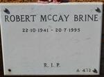 BRINE Robert McCay 1941-1995