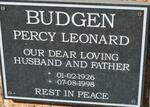 BUDGEN Percy Leonard 1926-1998