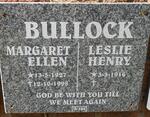 BULLOCK Leslie Henry 1916- & Margaret Ellen 1927-1998