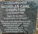 CHARLTON Nicholas Carl 1951-2010