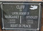 CLIFF Stanley 1921-1991 & Margaret 1918-1999