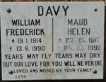 DAVY William Frederick 1914-1990 & Maud Helen 1917-1998