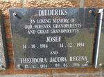 DIEDERIKS Josef 1914-1994 & Theodora Jacoba Regina 1914-1996
