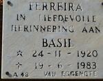 FERREIRA Basil 1920-1983