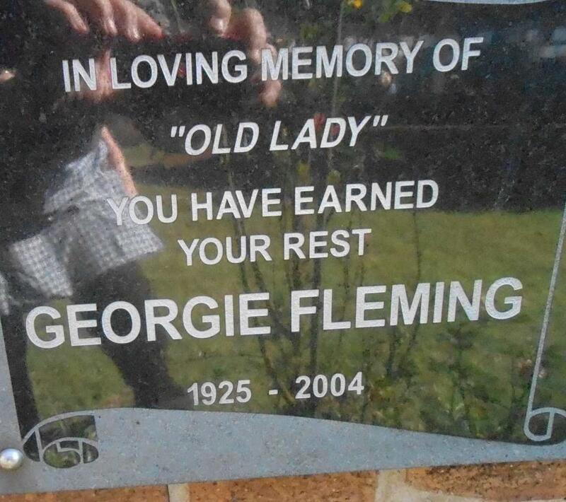 FLEMING Georgie 1925-2004