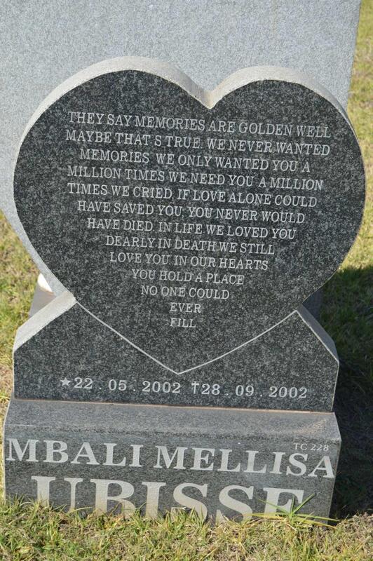 UBISSE Mbali Mellisa 2002-2002