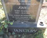 JANUARY Joan 1940-1999