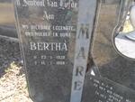 MARÉ Bertha 1938-1998