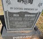 PHILLIPS Humphrey 1935-2002 & Julia 1946-2012