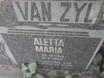 ZYL Aletta Maria, van 1918-1994