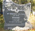 PRETORIUS Rassie 1930-2002