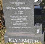 KLYNSMITH Susara Magaretha 1930-2002