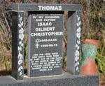 THOMAS Isaac Gilbert Christopher 1948-1999