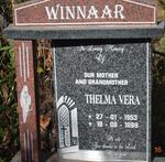 WINNAAR Thelma Vera 1953-1999