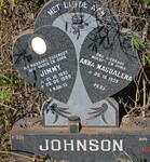 JOHNSON Jimmy 1935-1999 & Anna Magdalena 1939-