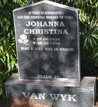 WYK Johanna Christina, van 1924-1998