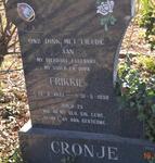 CRONJE Frikkie 1933-1998