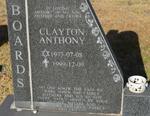 BOARDS Clayton Anthony 1973-1999