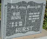 HURST Mary Regina 1926-1999