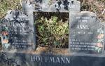 HOFFMANN Hansie 1924-1999 & Annie 1929-