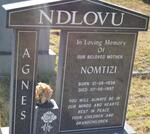 NDLOVU Agnes Nomtizi 1938-1997
