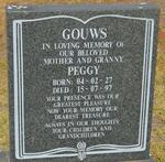 GOUWS Peggy 1927-1997