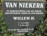 NIEKERK Willem H., van 1938-1997