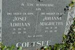 COETSEE Josef Adriaan 1931-1997 & Johanna Magrietha 1933-1997