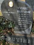 PUTINI Yvonne Mary-Anne 1965-1997