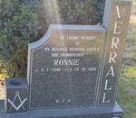 VERRALL Ronnie 1940-1998