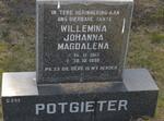 POTGIETER Willemina Johanna Magdalena 1913-1998